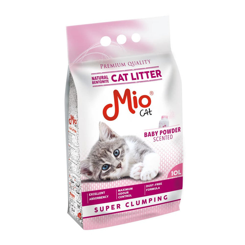 Mio Cat Litter 10L - Baby Powder