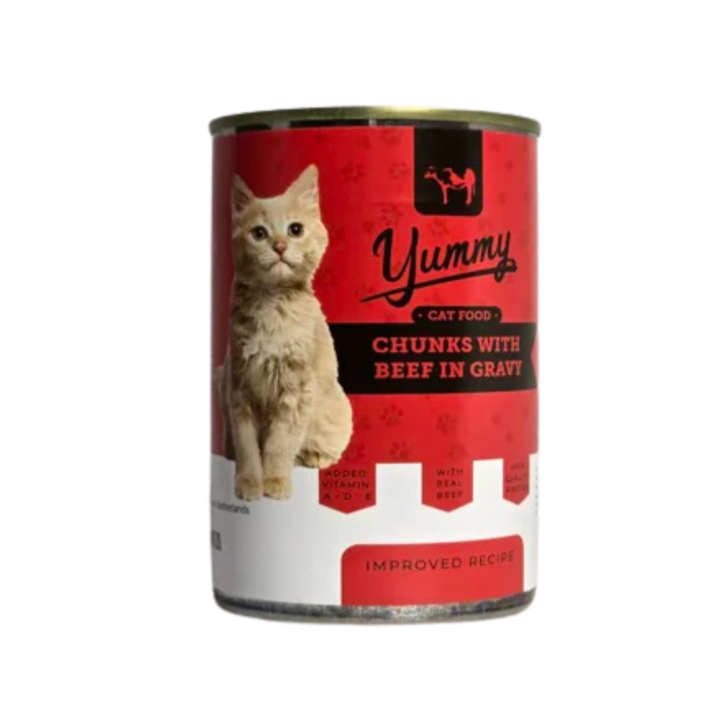 Yummy Wet Food for Cats - Beef