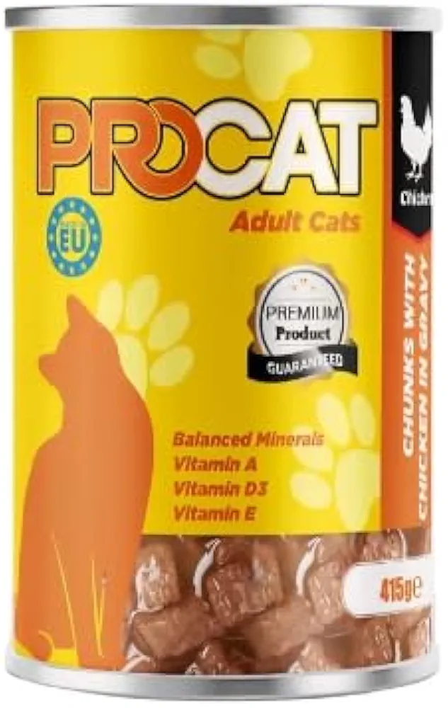 ProCat Wet Cat Food Cans 415g - Chicken