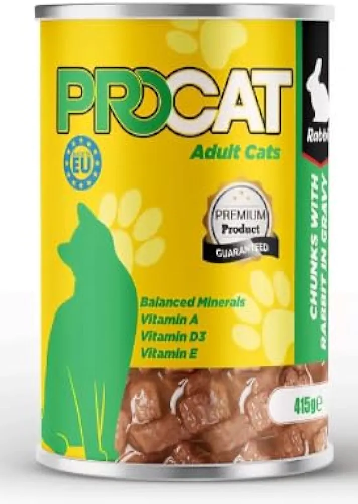 ProCat Wet Cat Food Cans 415g - Rabbit