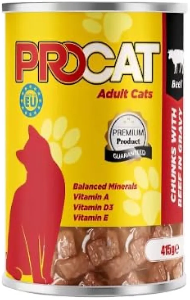 ProCat Wet Cat Food Cans 415g - Beef