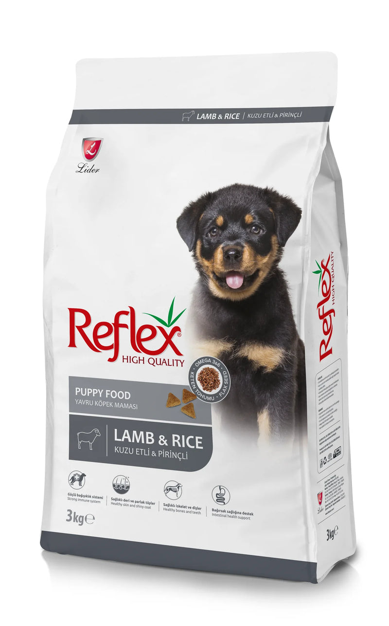Reflex Puppy Dry Food with Lamb & Rice 3KG