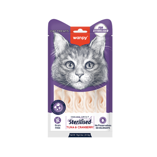 WANPY CREAMY TREAT FOR CAT 1 PCS - Sterilised