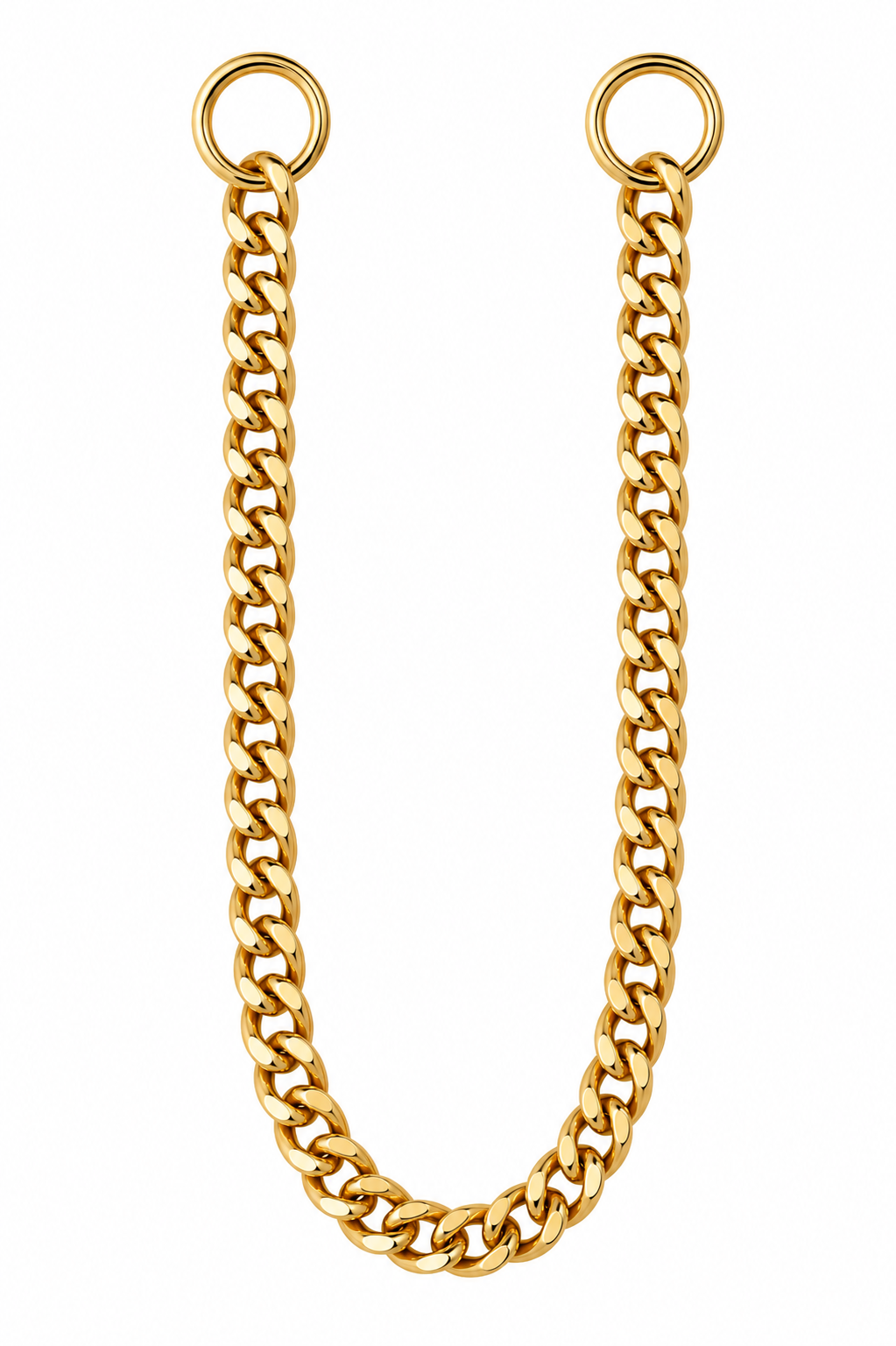 Golden Chain Dog Choke Collar
