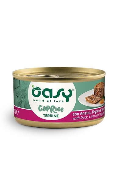 Oasy Caprice Wet Cat Food – Assorted Flavors - Duck, Liver & Ham Terrine