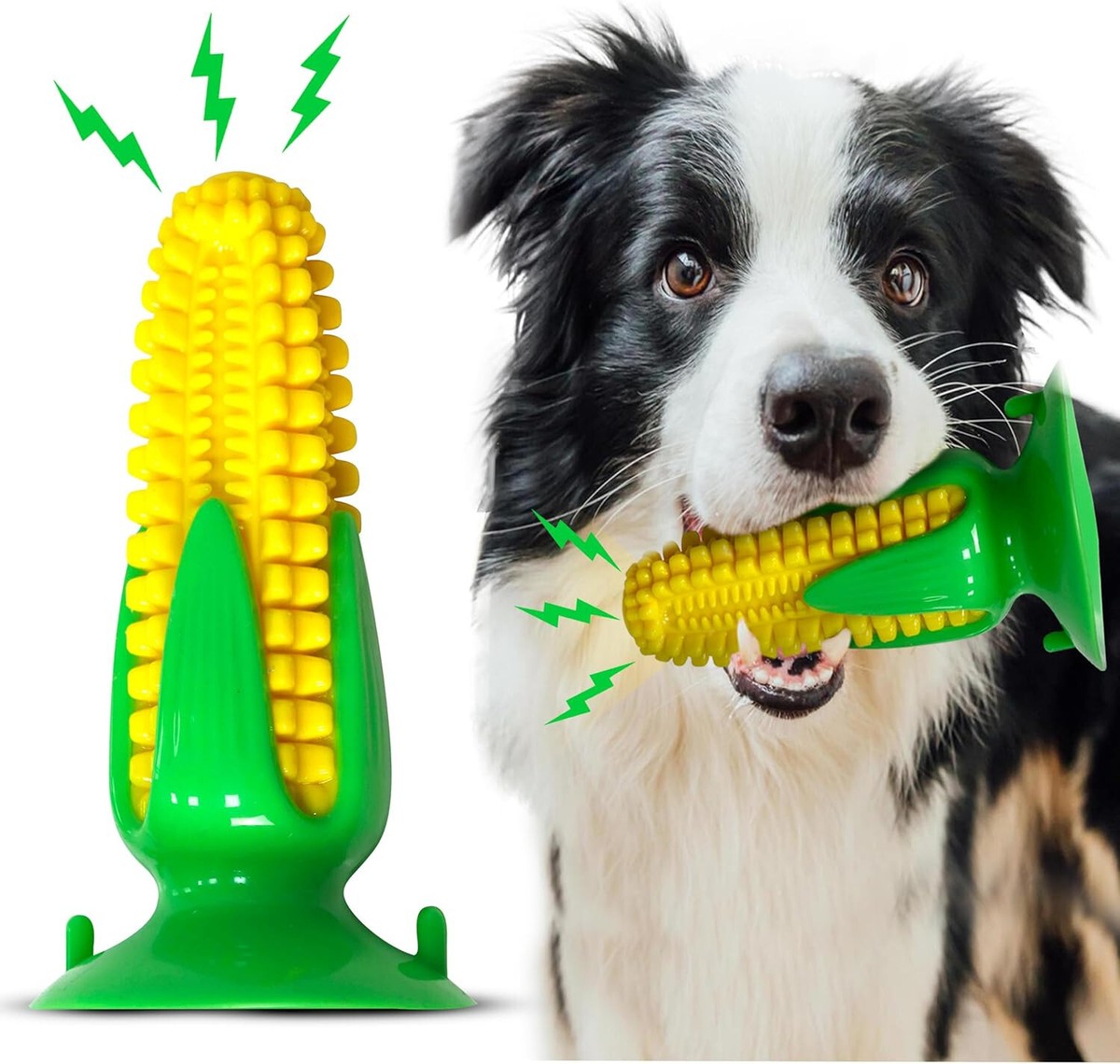 Corn-Shaped Dog Dental Chew Toy