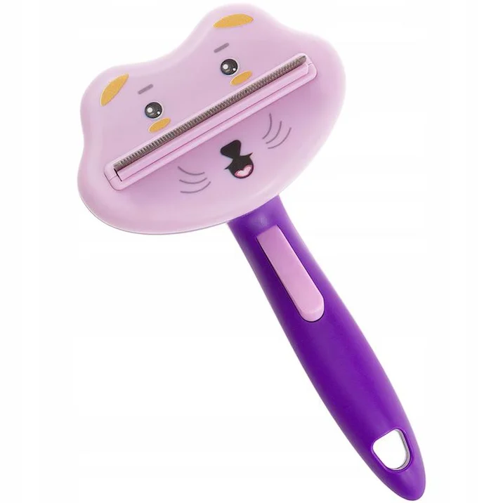 2-in-1 Pet Bath Brush & Flea Comb.