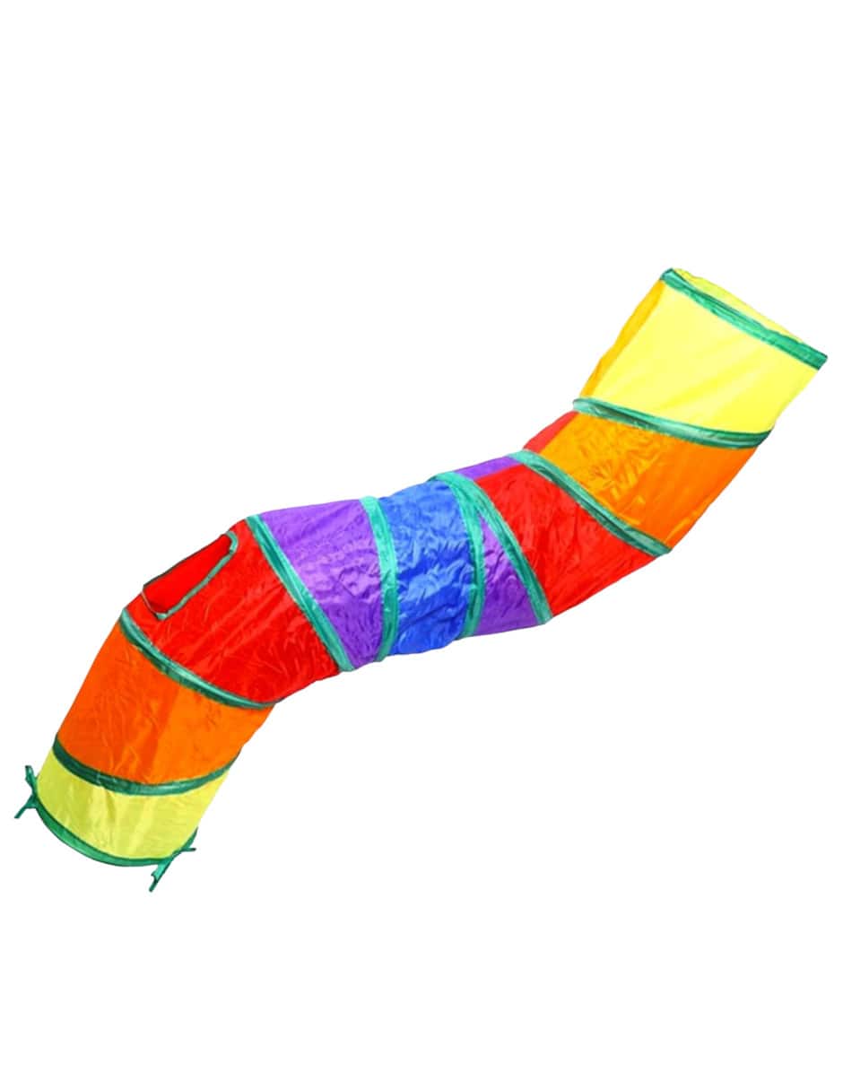 Colorful Interactive Tunnel Cat Toy