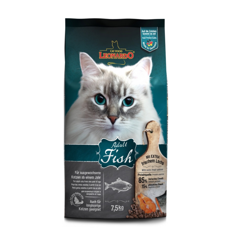 LEONARDO Adult Cat Dry Food 1.8 kg - Fish