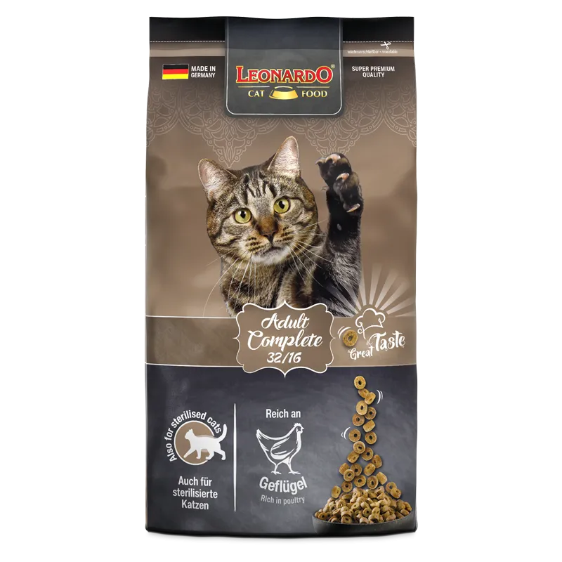 LEONARDO Adult Cat Dry Food Chicken – 15 kg