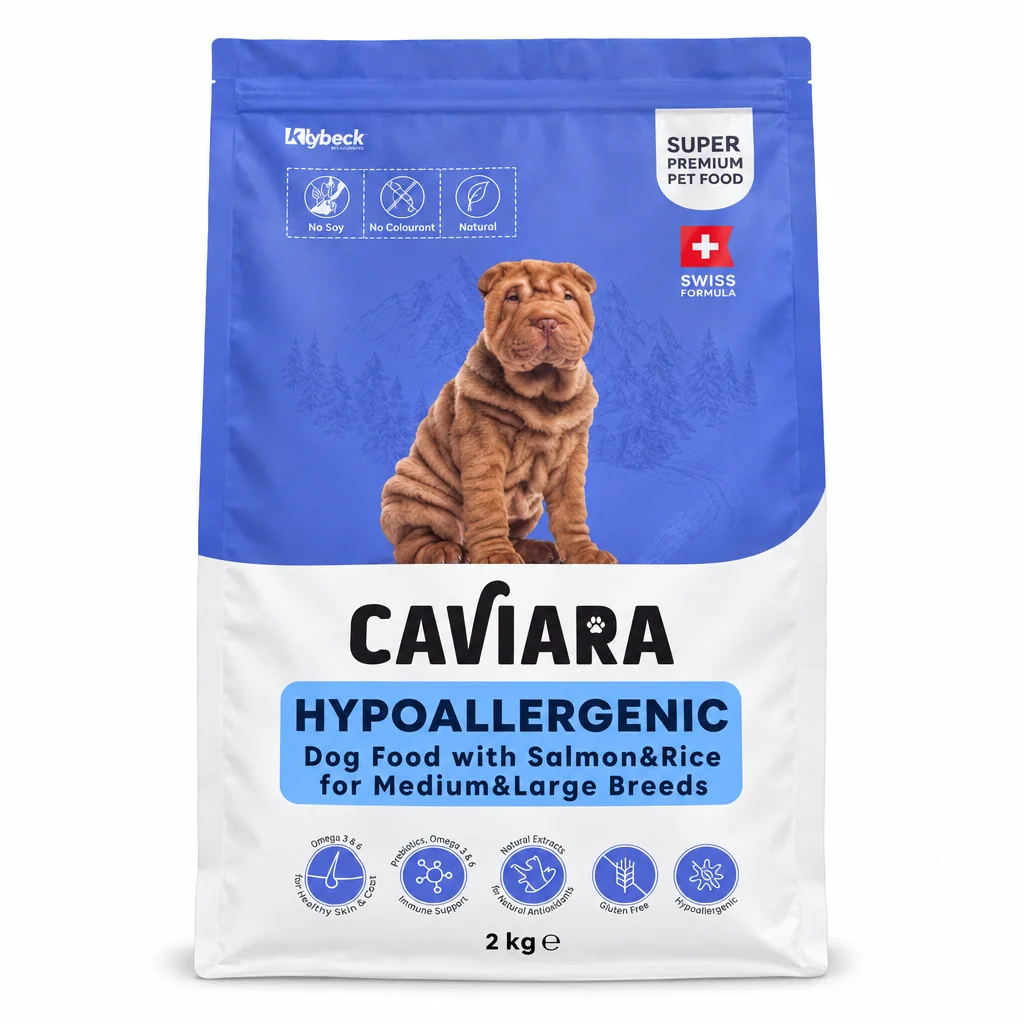 Caviara hypoallergenic adult dog salmon and rice 2kg