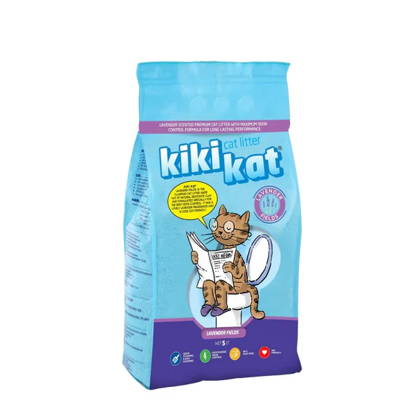Kiki Kat White Bentonite Clumping Cat Litter (5 L)