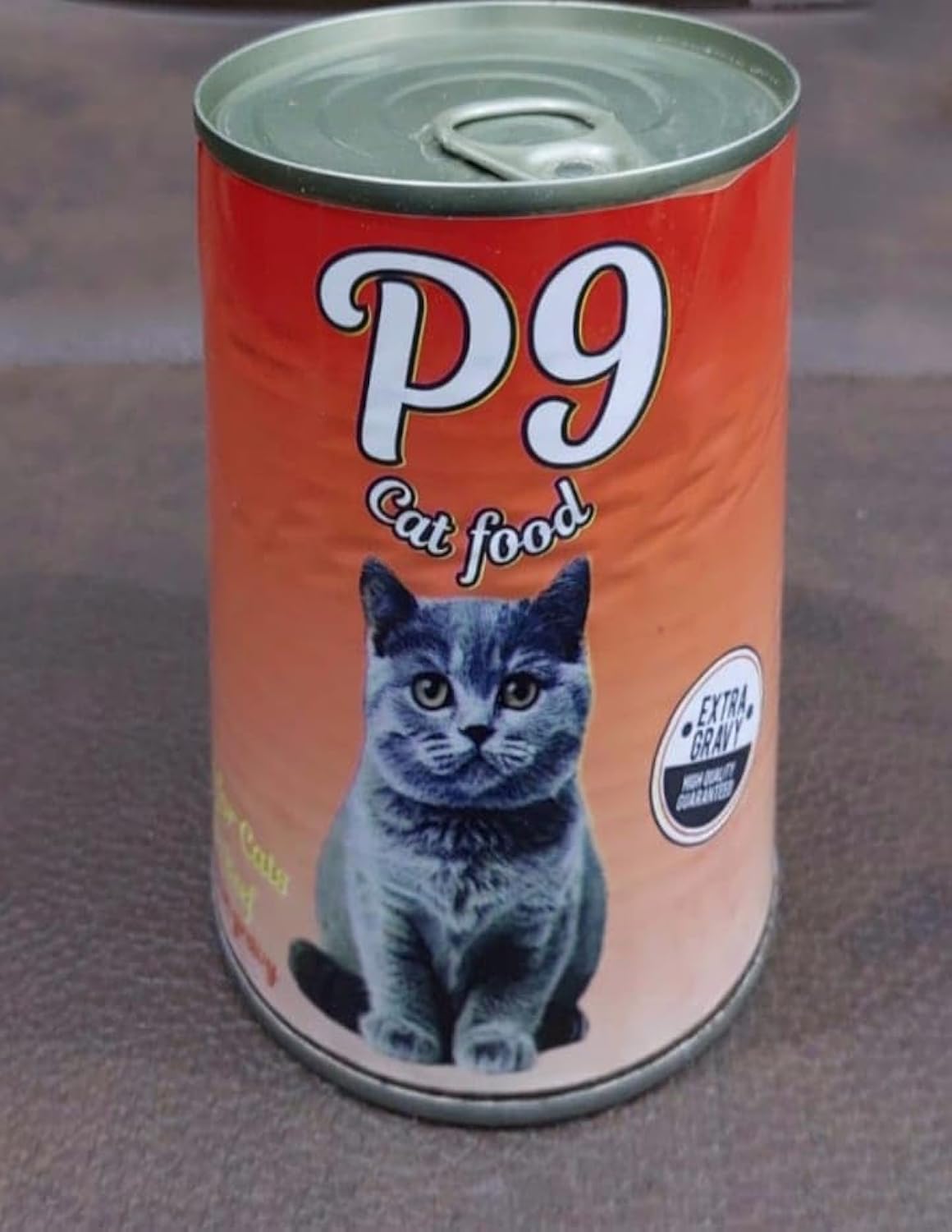 P9 can food for cats with beef 400 gm