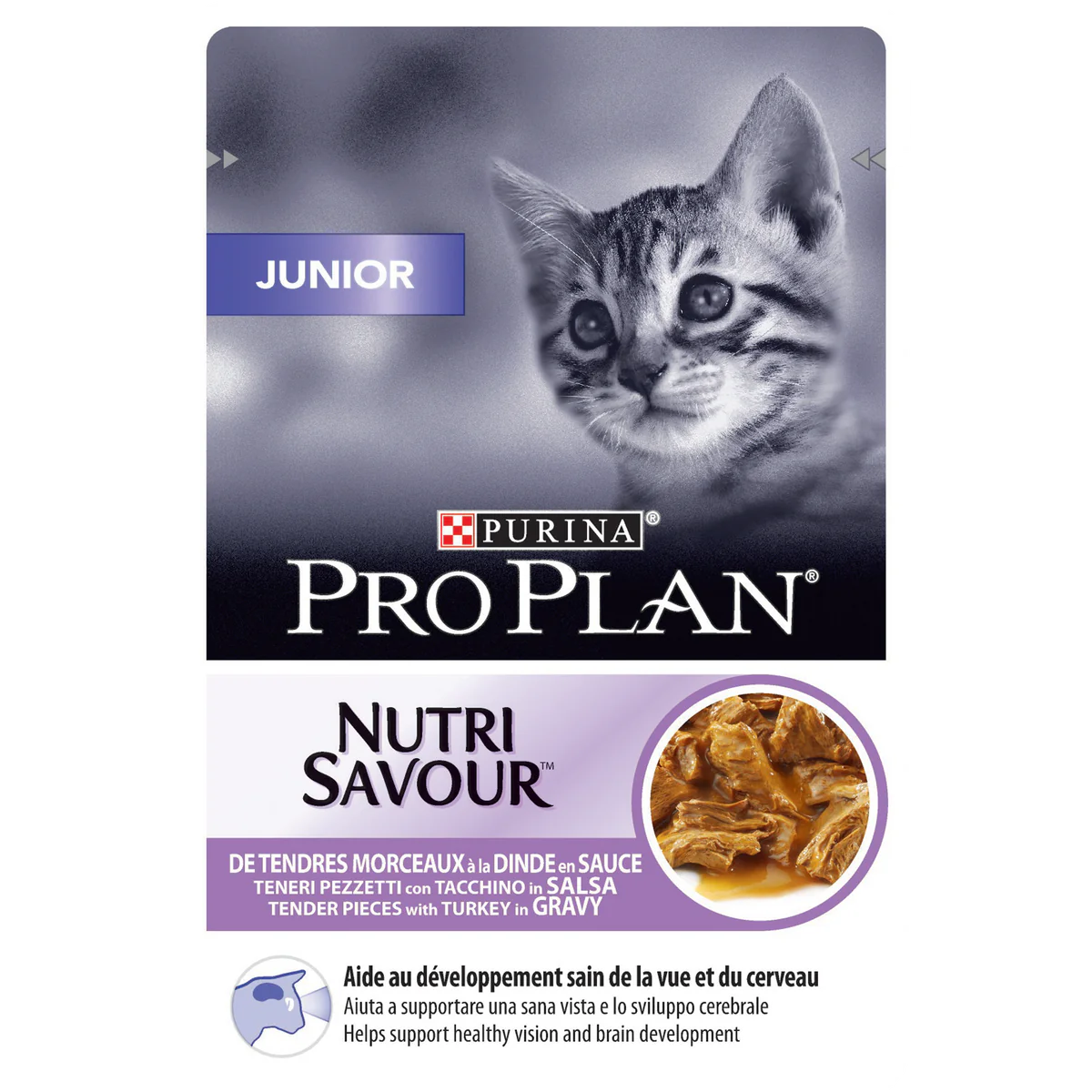 PURINA PRO PLAN Junior Nutri Savour with Turkey in Gravy 85g